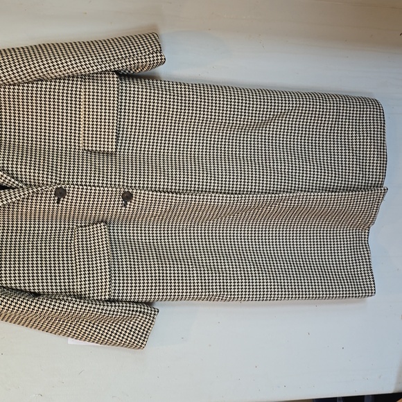 A New Day Houndstooth Print Dress Coat - Picture 2 of 8